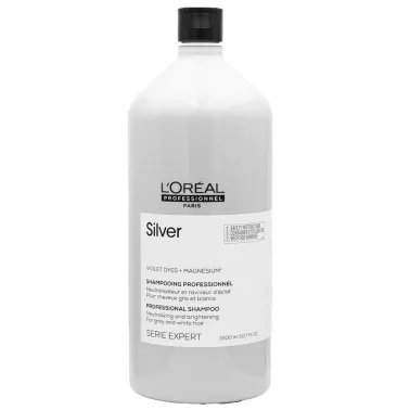 Shampoing cheveux gris et blancs Silver L'Oréal Professionnel 1500 ml 