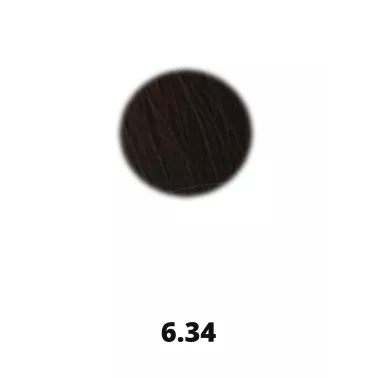 Coloration professionnelle pour cheveux Kromside 6 Zéro.couverture cheveux blancs 6.34