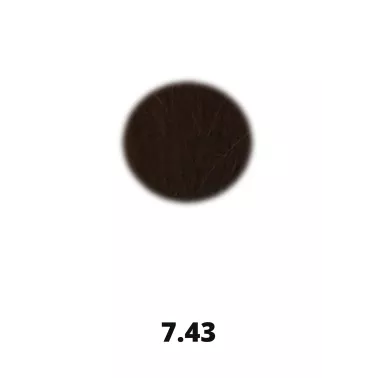 Coloration professionnelle pour cheveux Kromside 6 Zéro.couverture cheveux blancs 7.43