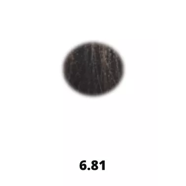 Coloration professionnelle pour cheveux Kromside 6 Zéro.couverture cheveux blancs 6.81