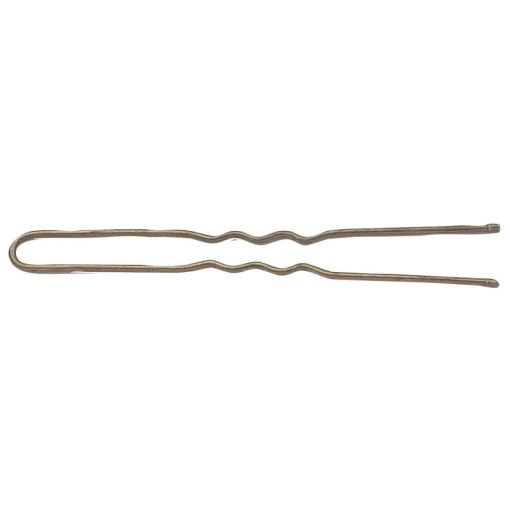 Epingles cheveux ondulées boite de 500 gr coloris marron taille 50 mm