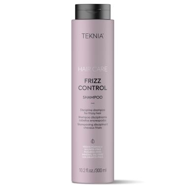 Shampoing 300 ml Frizz Control cheveux lisses ou bouclés Lakmé gamme Teknia