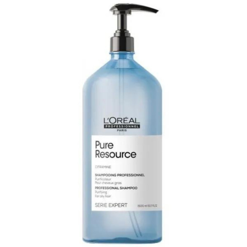 Shampoing professionnel cheveux gras Pure Ressource 1500 ml L'Oréal
