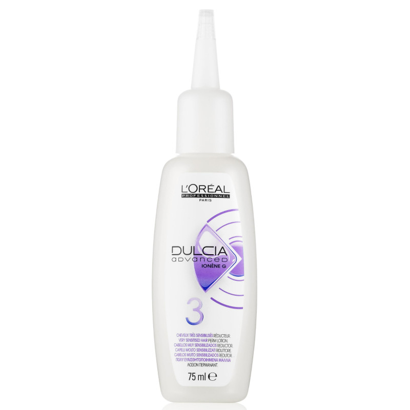 Permanente Dulcia Advanced 75 ml numéro 3 pour cheveux très sensibilisés