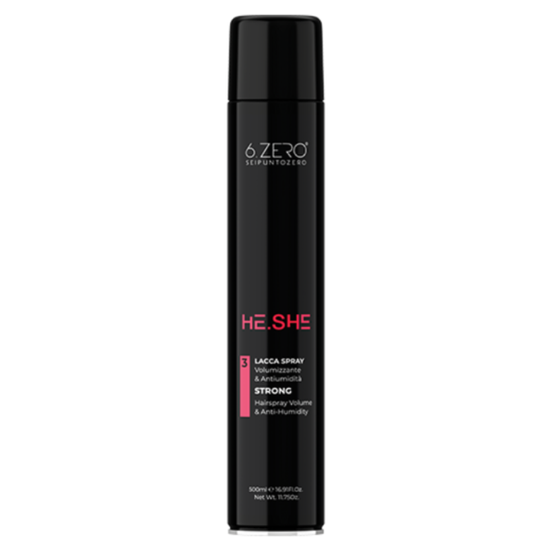 Laque cheveux fixation forte 500 ml he she