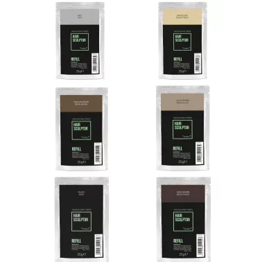recharge poudre cheveux Hair sculptor 6 couleurs