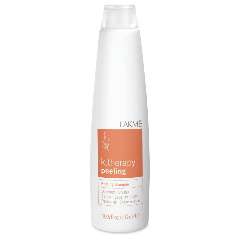Shampoing antipelliculaire cuir chevelu sec Peeling Dry K-Therapy Lakmé 300 ml