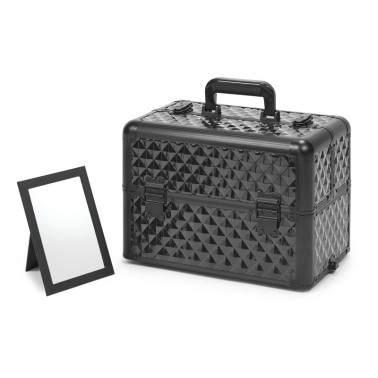  trolley valise two in on beauty case noire