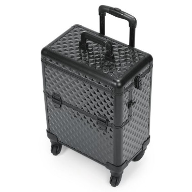  trolley valise two in on beauty case noire