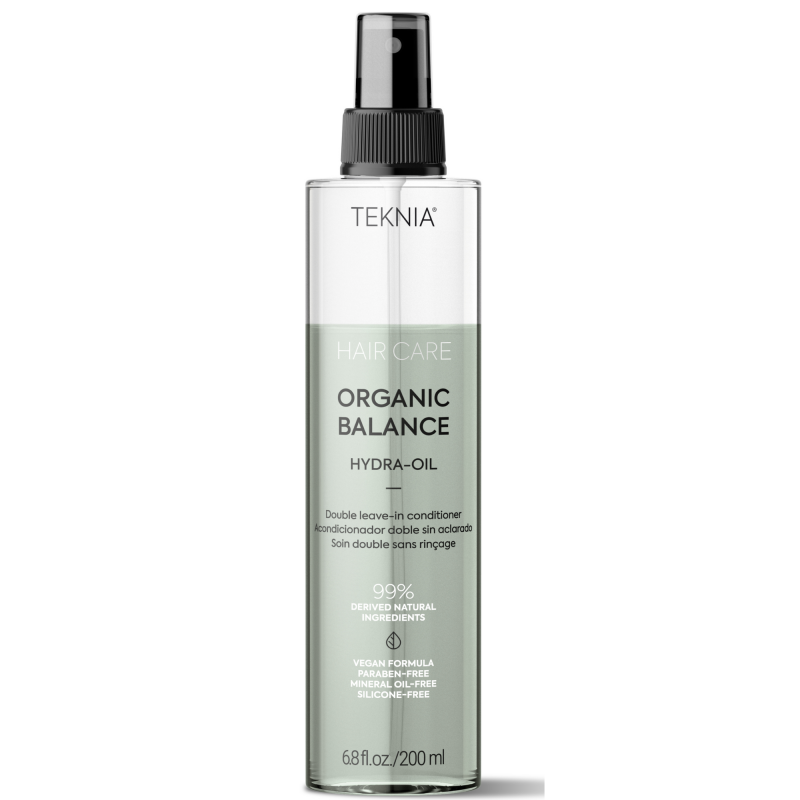 Spray hydratant cheveux Bi-phase Organic Balance Teknia marque Lakmé