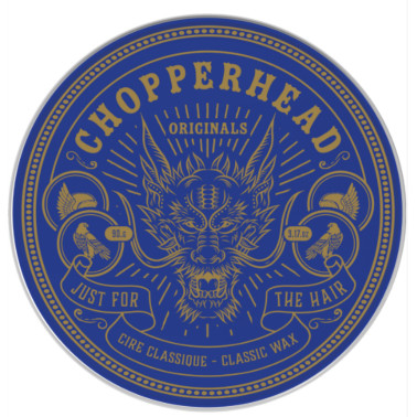 Cire Classique Chopperhead 90 gr pour barbe homme, effet mouillé