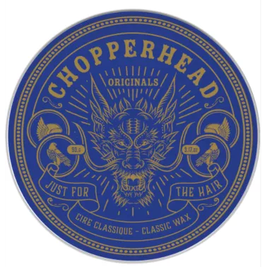 Cire Classique Chopperhead 90 gr pour barbe homme, effet mouillé