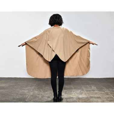 Cape pour coiffeur Nature pro trend design terra brun