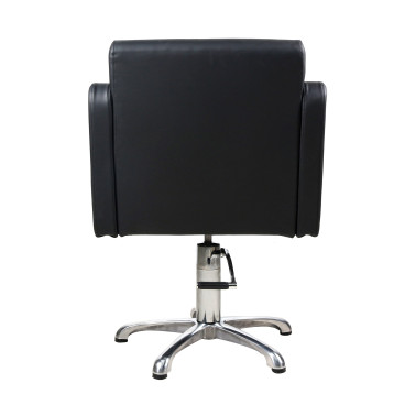 Fauteuil pour salon de coiffure avec pompe hydraulique Kurva vue de côté marque Eurostil
