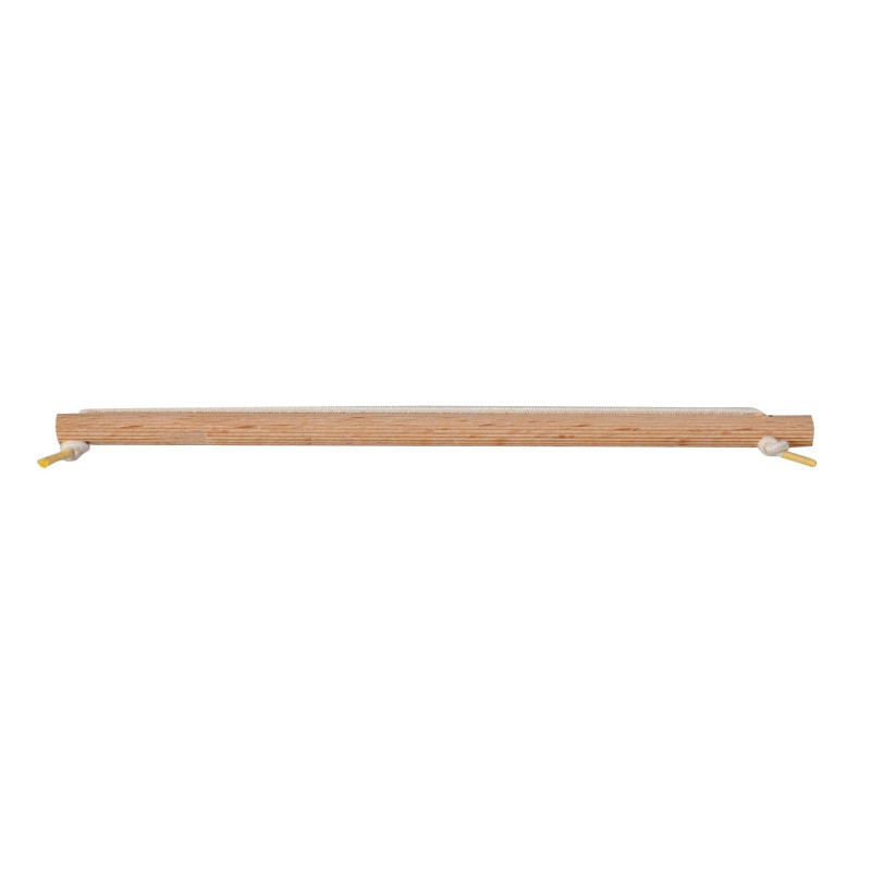Bigoudis cheveux en bois cannelé bio diamètre 6 mm