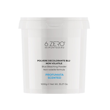 Poudre décolorante cheveux bleue 6. Zéro 1 kg