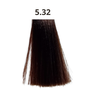 Coloration cheveux sans ammoniaque tube de 90 ml Linka capillor fabriquée en France N°5.32