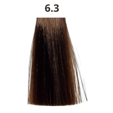 Coloration cheveux sans ammoniaque tube de 90 ml Linka capillor fabriquée en France N°6.3