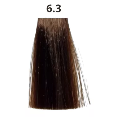 Coloration cheveux sans ammoniaque tube de 90 ml Linka capillor fabriquée en France N°6.3