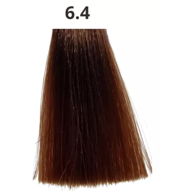 Coloration cheveux sans ammoniaque tube de 90 ml Linka capillor fabriquée en France N°6.4