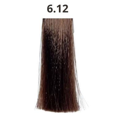 Coloration cheveux sans ammoniaque tube de 90 ml Linka capillor fabriquée en France N°6.12