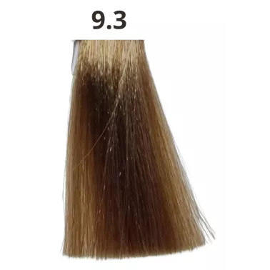 Coloration cheveux sans ammoniaque tube de 90 ml Linka capillor fabriquée en France N°9.3