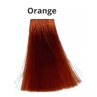 Coloration cheveux sans ammoniaque tube de 90 ml Linka capillor fabriquée en France N°Orange