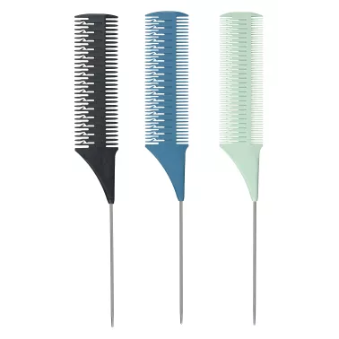 Set de 3 Peignes à mèches pour cheveux blonds Sibel