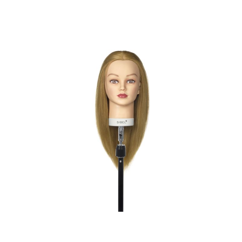 Jessica Sibel: Tête maléable cheveux synthétiques 35-50 cm.