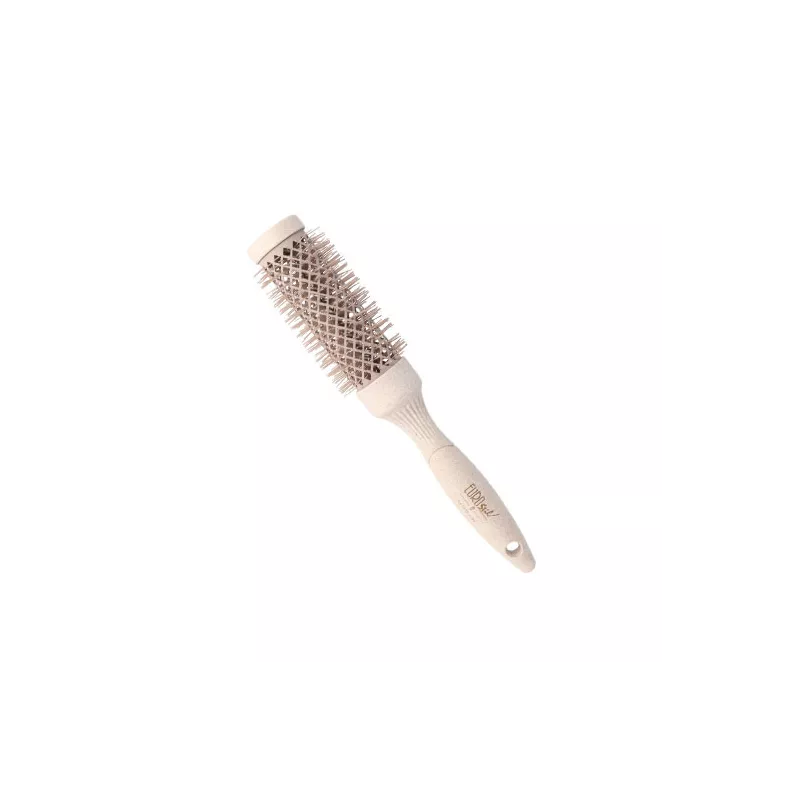 Brosse cheveux professionnelle en fibres naturelles diamètre 34 mm