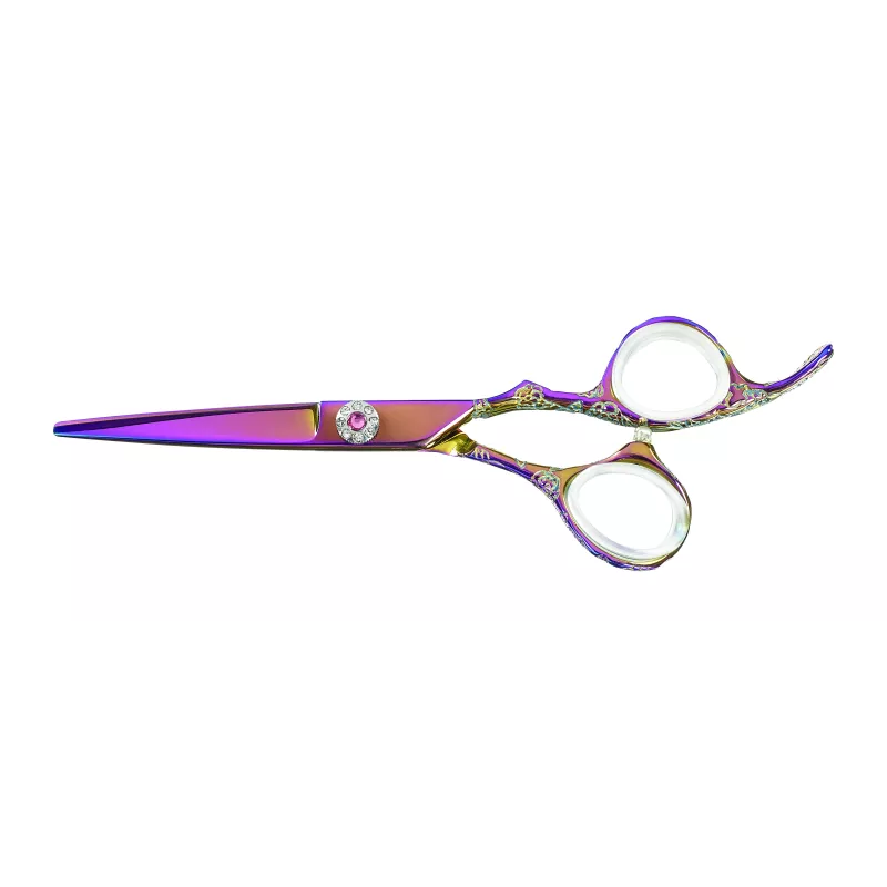 Ciseau cheveux de coupe Pink Sparkle cisoria taille 5.5