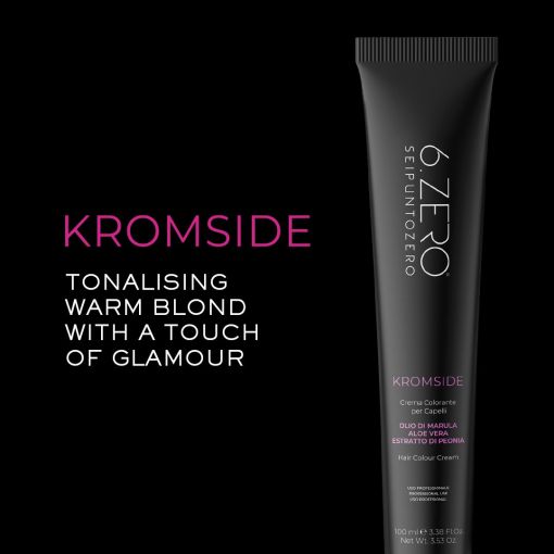 fiche Coloration professionnelle pour cheveux  Kromside 6 Zéro.couverture cheveux blancs