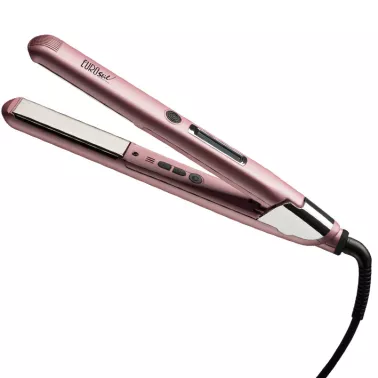 Mini lisseur cheveux coloris rose Eurostil