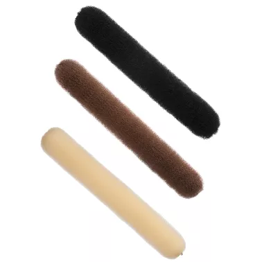 crepon chignon pour cheveux coloris noir, blond, chatain