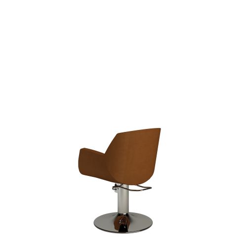 Siège de coiffure vezzozi modèle Bellatrix base ronde chromé