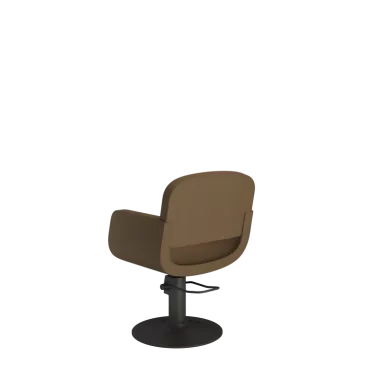 Fauteuil de coiffure Musa collezionne italia pied rond noir