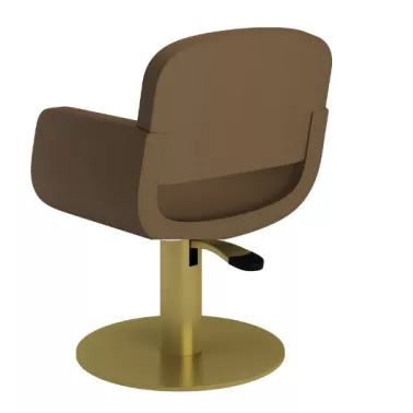 Fauteuil de coiffure Musa collezionne italia pied rond doré