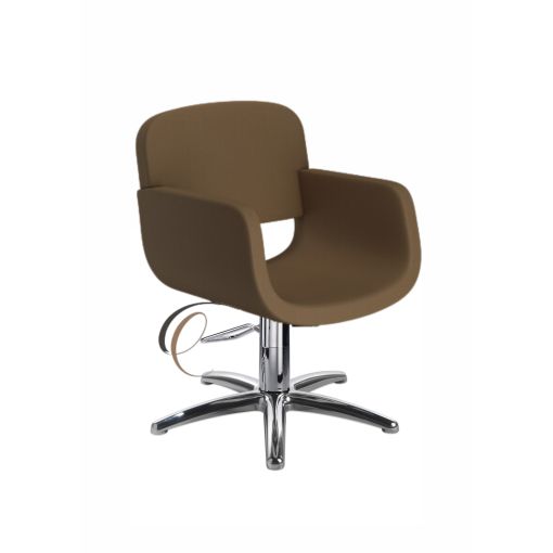 Fauteuil de coiffure Musa collezionne italia pied rond alu