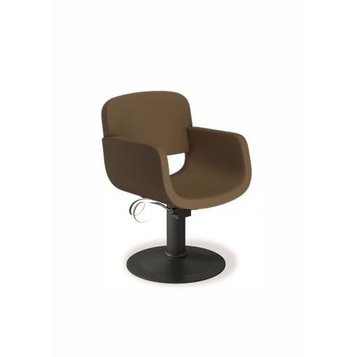 Fauteuil de coiffure Musa collezionne italia pied rond alu