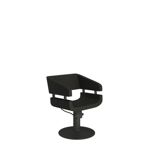 Fauteuil de coiffure Dafné collezione italia base ronde alu