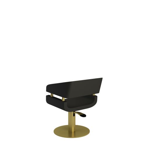 Fauteuil de coiffure Dafné collezione italia base ronde alu