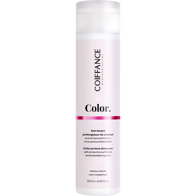 Shampoing 250 ml professionnel color intense pour cheveux gamme Hcare marque Coiffance
