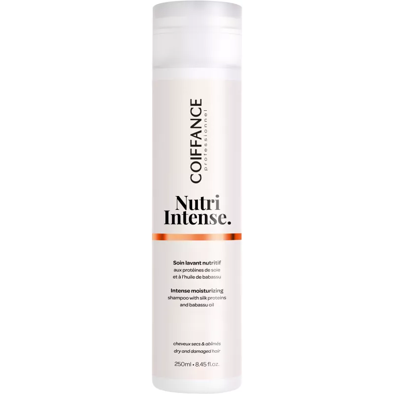 Shampoing 250 ml professionnel Nutri Intense pour cheveux gamme Hcare marque Coiffance