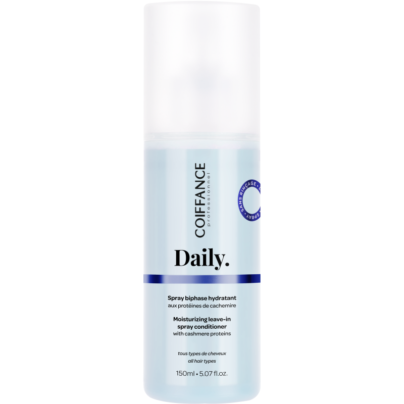  spray cheveux biphase hydrant daily care marque coiffance 150 ml