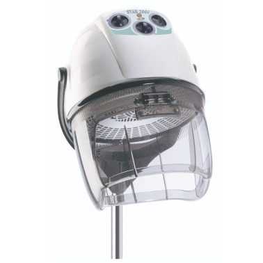 Tête de casque sur pied blanche cheveux usage professionnel pour coiffeur Star 2000 marque ultron