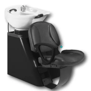 bac a shampoing coiffure colisée cuve blanche