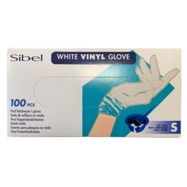 gant anti allergie en vinyl boite de 100 gants marque sibel