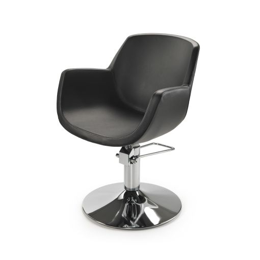 Siège de coiffure vezzozi modèle Bellatrix base ronde chromé