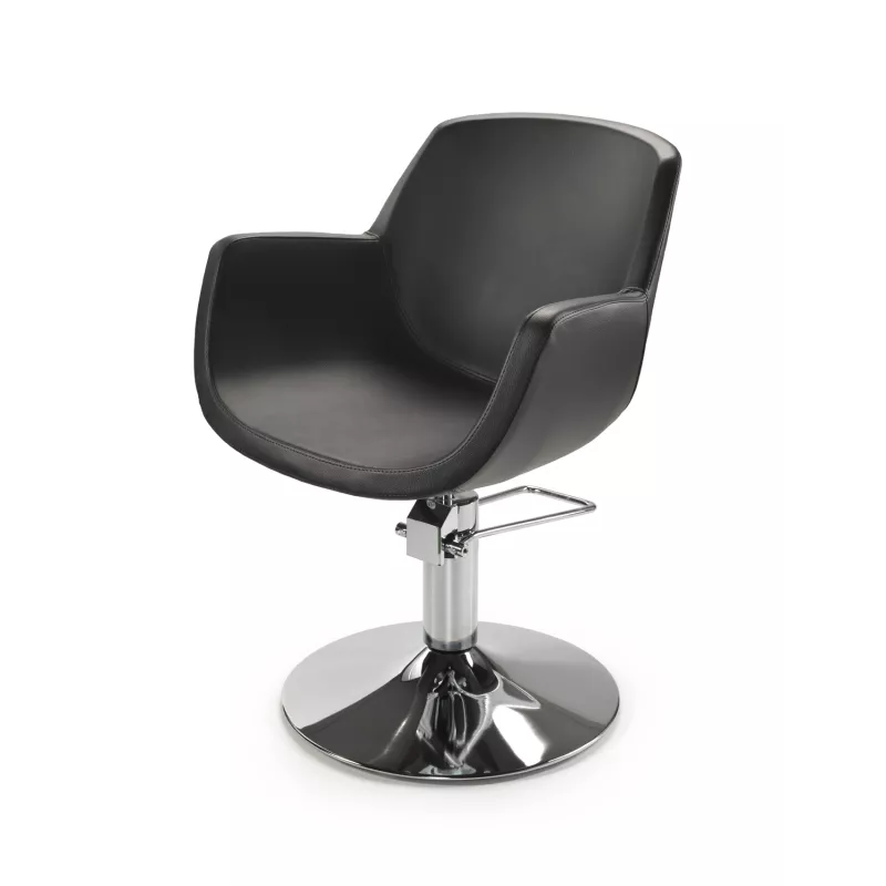 Siège de coiffure vezzozi modèle Bellatrix base ronde chromé