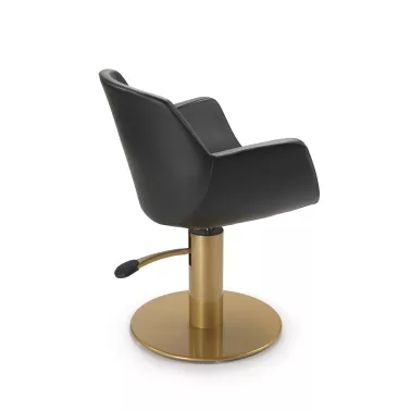 Siège de coiffure vezzozi modèle Bellatrix base ronde doré